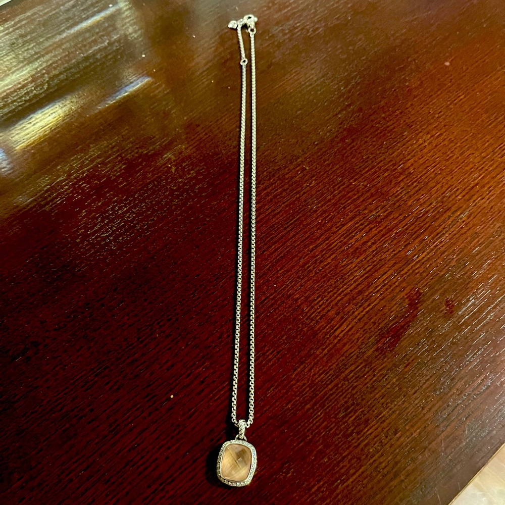 David Yurman Morganite Albion Necklacd